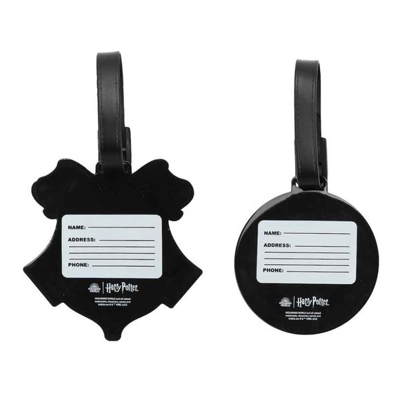 Harry Potter Hogwarts Luggage Tag 2-Pack - Wizarding World Gifts - Picture 2 of 7